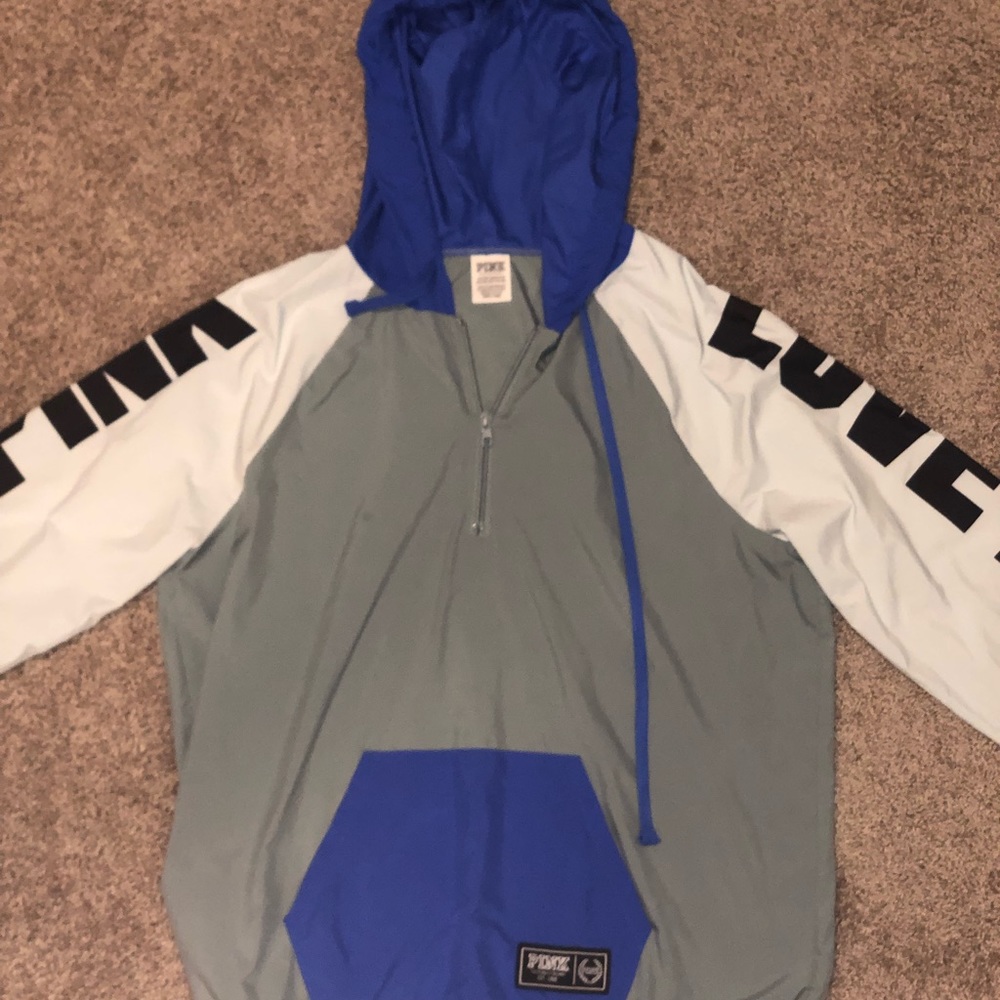 PINK WINDBREAKER! NEVER WORN! Size:xs